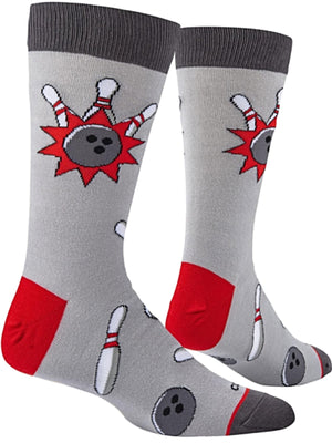 COOL SOCKS Brand Men’s BOWLING Socks - Novelty Socks for Less