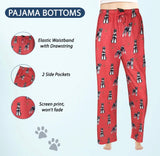 COMFIES UNISEX SCHNAUZER PAJAMA BOTTOMS E&S PETS (CHOOSE SIZE - Novelty Socks And Slippers
