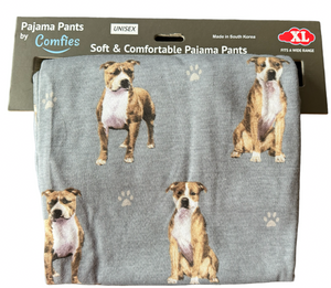 COMFIES UNISEX PIT BULL PAJAMA BOTTOMS E&S PETS (CHOOSE SIZE) - Novelty Socks And Slippers