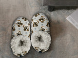 BULLDOG Ladies Non-Slip Slippers COMFIES BRAND By E&S Pets - Novelty Socks And Slippers
