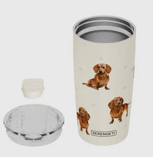 RED DACHSHUND DOG Serengeti Stainless Steel Ultimate 20 Oz. Hot & Cold Tumbler