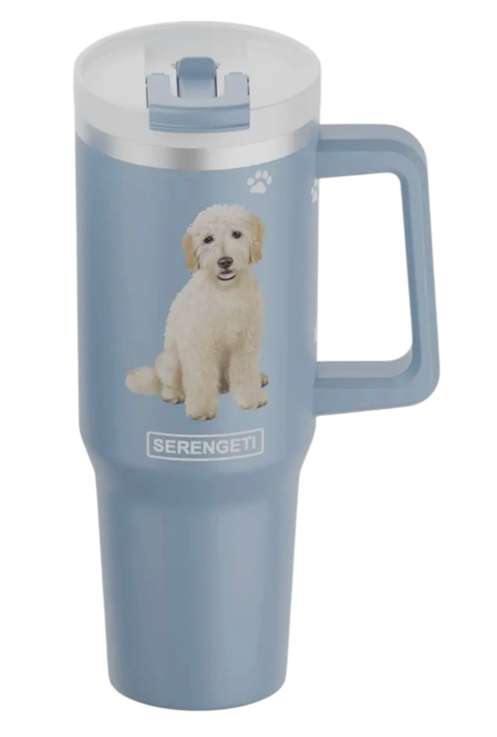 GOLDENDOODLE DOG 40 Oz. Stainless Steel Ultimate Hot & Cold Tumbler