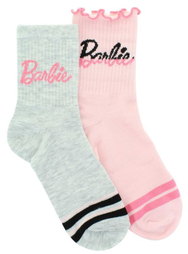 BARBIE DOLL Ladies 2 Pair Of Socks