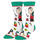 PEANUTS CHRISTMAS Unisex Socks COOL SOCKS Brand SNOOPY & CHARLIE BROWN - Novelty Socks for Less