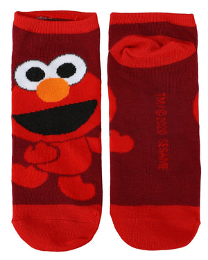 SESAME STREET Ladies 5 Pair ANKLE Socks BIOWORLD BRAND ELMO, BIG BIRD, GROVER