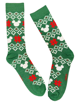 DISNEY Men’s MICKEY MOUSE CHRISTMAS Socks