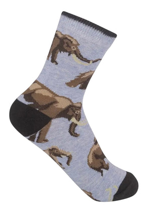 WOOLLY MAMMOTH Unisex Kids Socks FUNATIC Brand - Novelty Socks And Slippers