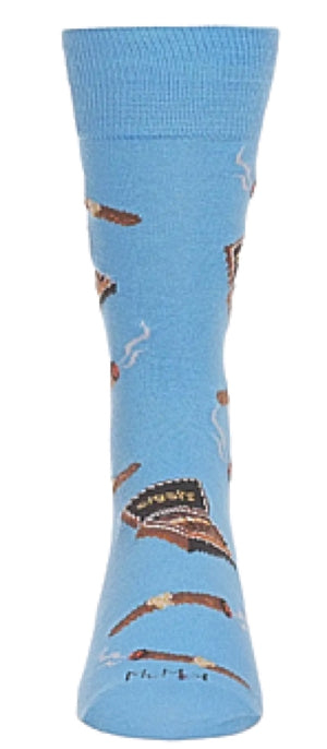 Memoi Brand Men’s CIGAR Socks - Novelty Socks And Slippers