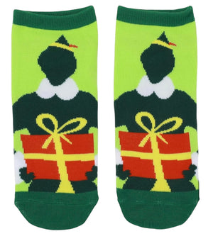 ELF THE MOVIE LADIES 5 Pair Of CHRISTMAS NO SHOW SOCKS SON OF A NUTCRACKER Bioworld Brand