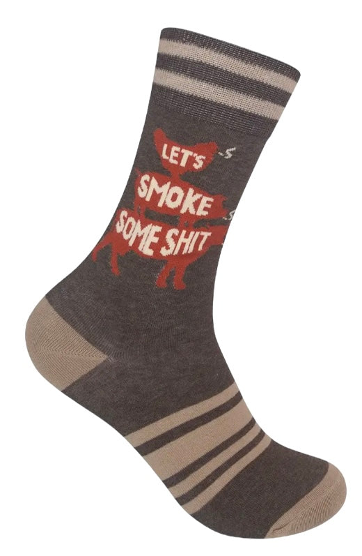 FUNATIC Brand Unisex ‘LET’S SMOKE SOME SHIT’ Socks