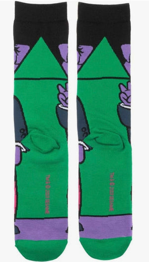 SESAME STREET MEN’S THE COUNT 360 SOCKS BIOWORLD BRAND