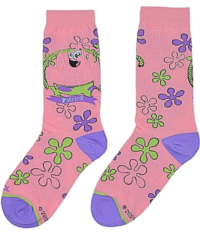 COOL SOCKS BRAND Ladies SPONGEBOB SQUAREPANTS Socks 'BABY PATRICK'