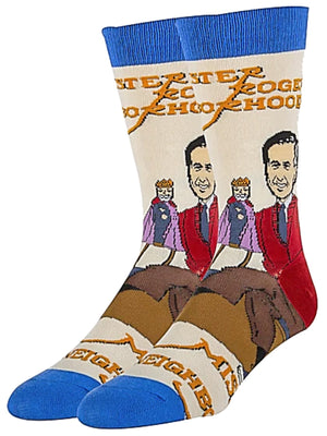 MISTER ROGERS Men’s Socks MR. ROGERS & KING FRIDAY OOOH YEAH Brand - Novelty Socks for Less