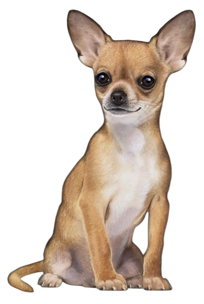CHIHUAHUA Dog Vinyl Sticker By E&S Pets (Choose Color)
