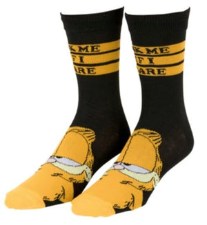 GARFIELD & ODIE Men’s 2 Pair Of Socks ‘ASK ME IF I CARE’