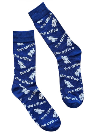 THE OFFICE TV SHOW Men’s Socks The Office Logo All Over - Novelty Socks And Slippers