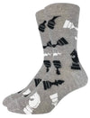 GOOD LUCK SOCK Brand Men’s CHESS Socks - Novelty Socks And Slippers