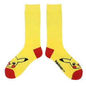 POKEMON Men’s PIKACHU Socks PIKA! PIKA! BIOWORLD Brand