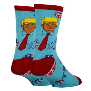 OOOH YEAH Brand DONALD TRUMP Men’s Socks ‘I HAVE THE BEST WORDS’ - Novelty Socks And Slippers