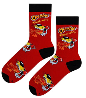 CHEETOS FLAMIN’ HOT Unisex Socks With CHESTER CHEETAH Cool Socks Brand