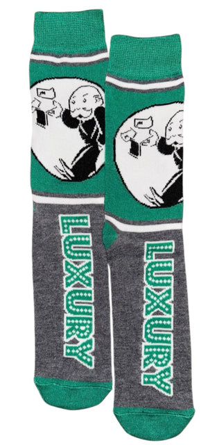 MONOPOLY Men’s UNCLE PENNYBAGS THROWING CASH Socks ‘LUXURY’