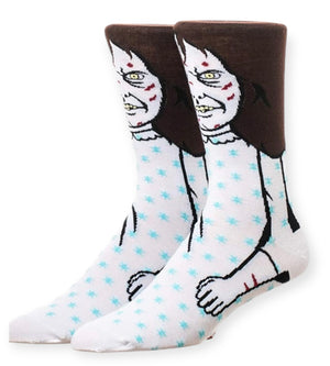 THE EXORCIST Men’s POSESSED REGAN 360 Socks BIOWORLD Brand