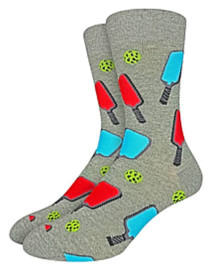 GOOD LUCK SOCK Brand Men’s PICKLEBALL Socks - Novelty Socks for Less
