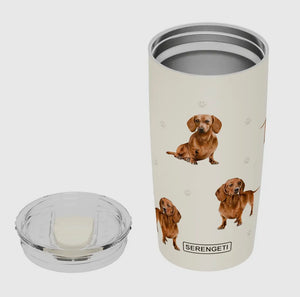 RED DACHSHUND DOG Serengeti Stainless Steel Ultimate 20 Oz. Hot & Cold Tumbler