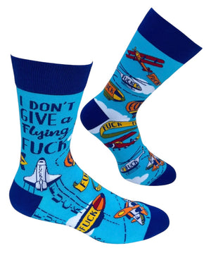 FABDAZ BRAND MEN’S I DON’T GIVE A FLYING FUCK SOCKS (Choose Style) - Novelty Socks And Slippers