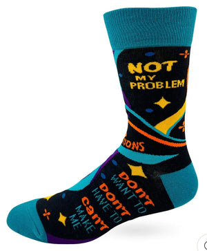 FABDAZ BRAND MEN’S ‘RETIRED ASK SOMEONE ELSE’ Socks - Novelty Socks And Slippers
