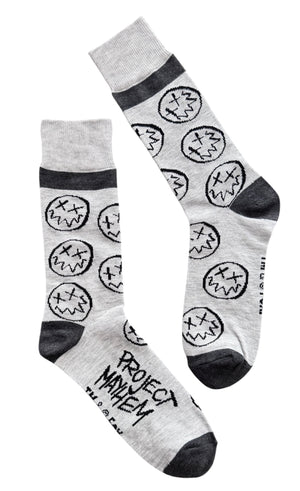 FIGHT CLUB Movie Men’s Socks ‘PROJECT MAYHEM’ - Novelty Socks And Slippers