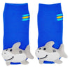 BOOGIE TOES Baby SHARK Rattle Gripper Bottom Socks By PIERO LIVENTI - Novelty Socks And Slippers