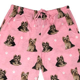 COMFIES UNISEX YORKIE PAJAMA BOTTOMS E&S Pets (CHOOSE SIZE) - Novelty Socks And Slippers