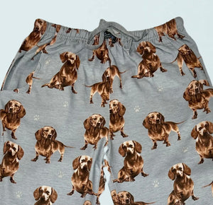 COMFIES UNISEX DACHSHUND PAJAMA BOTTOMS E&S PETS (CHOOSE SIZE)