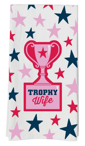 FUNATIC Brand TROPHY WIFE Kitchen Tea Towel