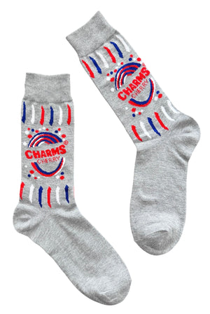 CHARMS CHERRY BLOW POP Men's Socks - Novelty Socks And Slippers