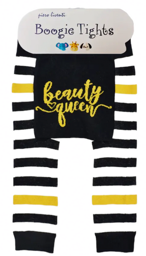 BOOGIE TIGHTS Unisex Baby ‘BEAUTY QUEEN’ By Piero Liventi (CHOOSE SIZE) - Novelty Socks And Slippers