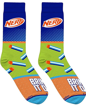 NERF BLASTERS Unisex Socks COOL SOCKS Brand - Novelty Socks for Less