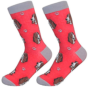 BASSET HOUND Dog Unisex Socks By E&S Pets CHOOSE SOCK DADDY, HAPPY TAILS Or LIFE IS BETTER - Novelty Socks for Less