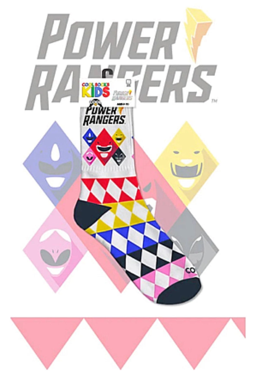 POWER RANGERS Kids Unisex Socks (CHOOSE SIZE) COOL SOCKS Brand