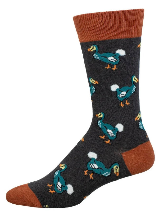 YOLO DODO Bird Men’s Socks ‘You Only Live Once Dodo’ SOCKSMITH Brand