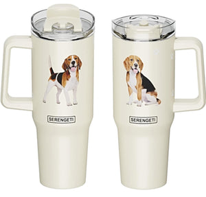 BEAGLE DOG SERENGETI 40 Oz. Stainless Steel Ultimate Hot & Cold Tumbler By E&S Pets - Novelty Socks for Less