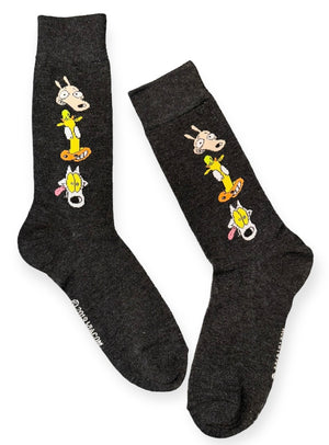 ROCKO’S MODERN LIFE Men’s Socks HEFFER WOLFE, SPUNKY THE DOG