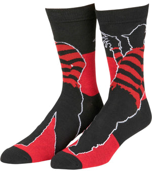 HORROR Movie Men’s 6 Pack Gift Set Of Socks PENNYWISE, JASON VOORHEES & FREDDY KRUEGER - Novelty Socks And Slippers