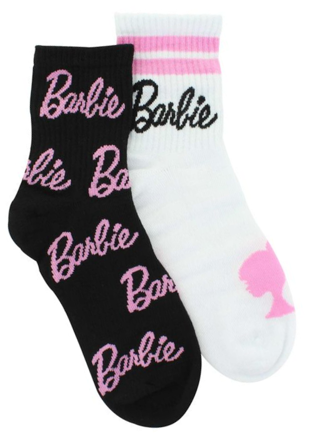 BARBIE DOLL Ladies 2 Pair Of Socks