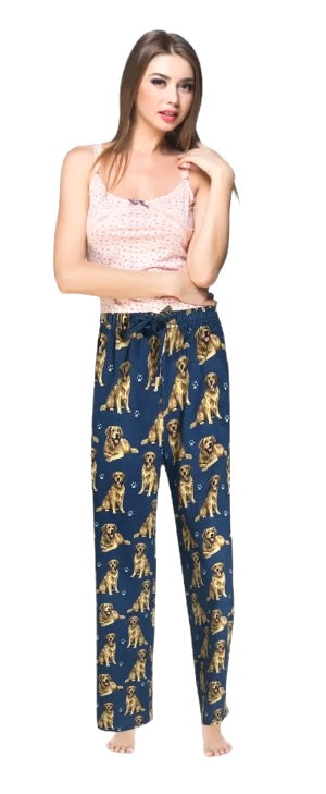 COMFIES Unisex GOLDEN RETRIEVER Pajama Bottoms E&S PETS (CHOOSE SIZE)