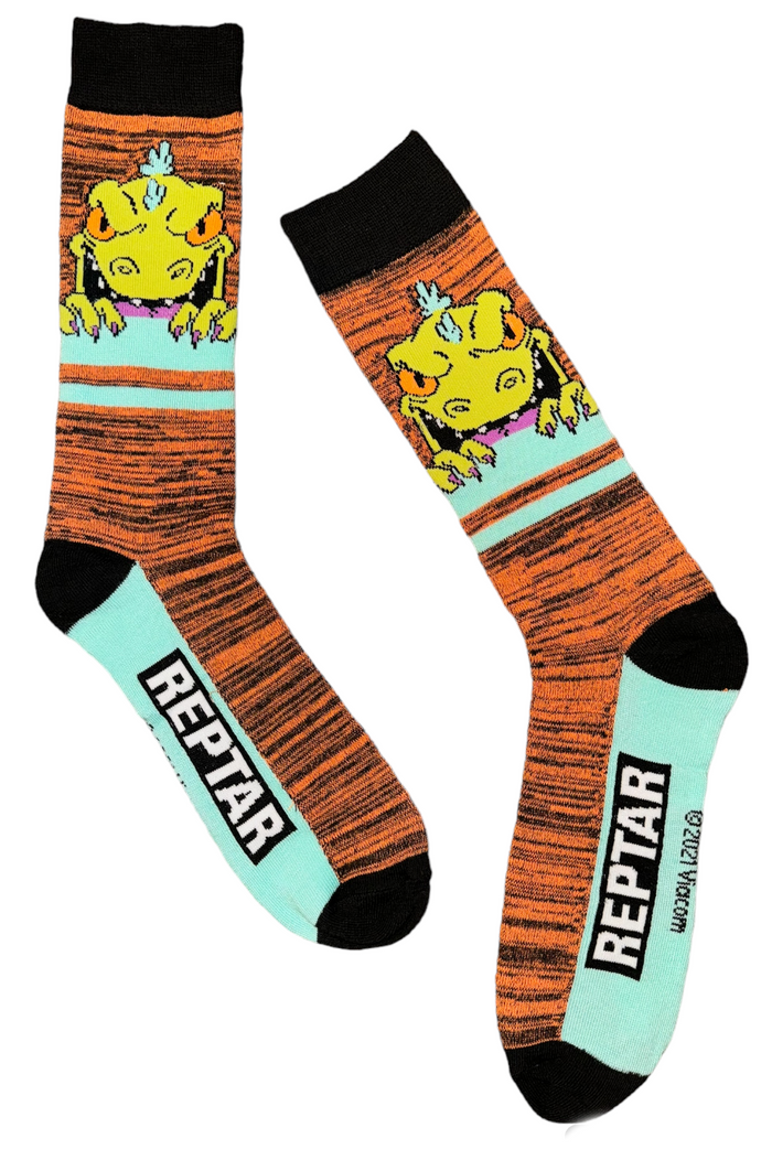 RUGRATS MEN’S REPTAR SOCKS NICKELODEON