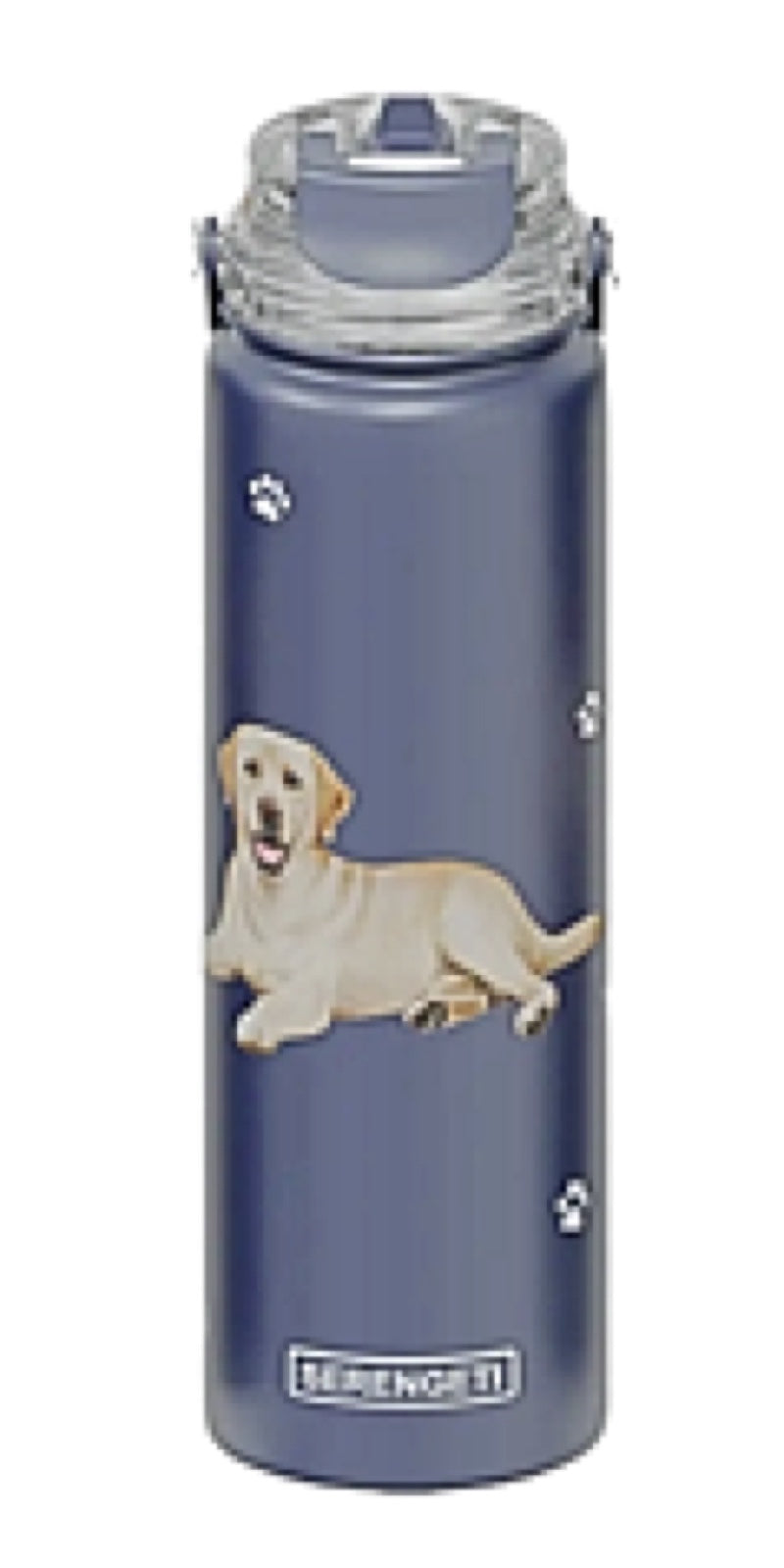 E&S - German Shepherd Stainless Steel Water Bottle 24 oz Serengeti