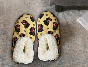 COMFIES BRAND Ladies ROTTWEILER DOG Non-Skid Slippers