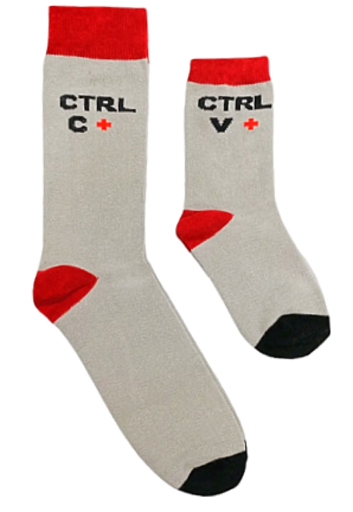 SIDEKICKS By Piero Liventi Adult & Child Sock Set CTRL + C, CTRL + V